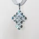 Small Cross - Sierra-Gray Organza - 2